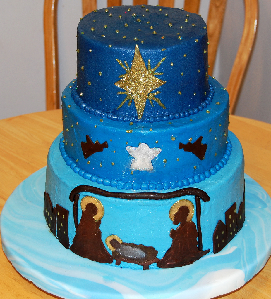 Christmas Nativity Cake