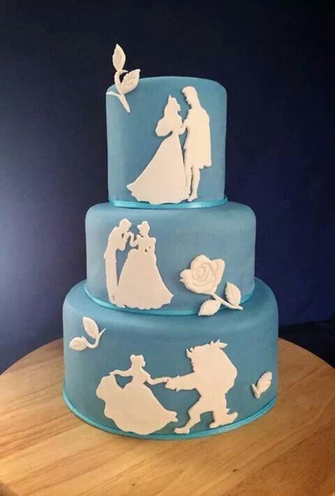 Disney Princess Wedding Cake