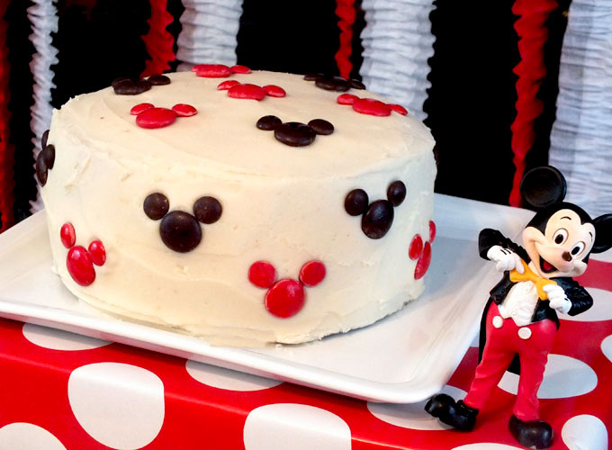 Easy Mickey Mouse Cake