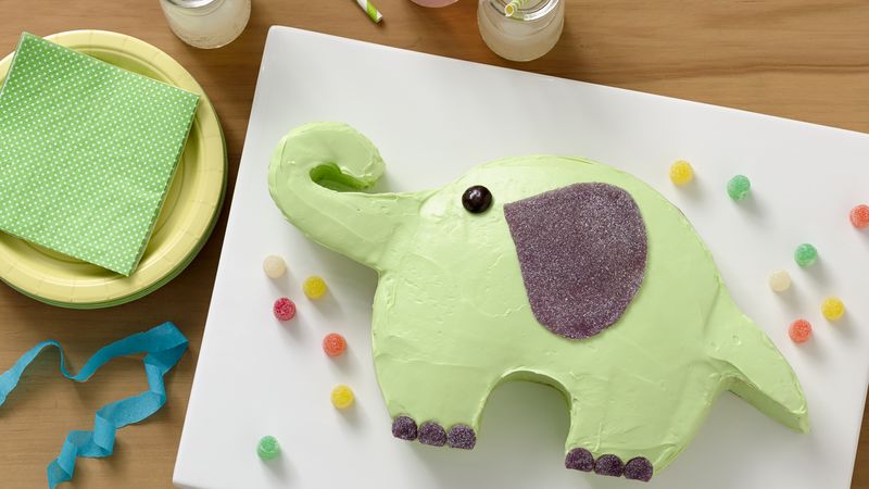 Elephant Birthday Cake