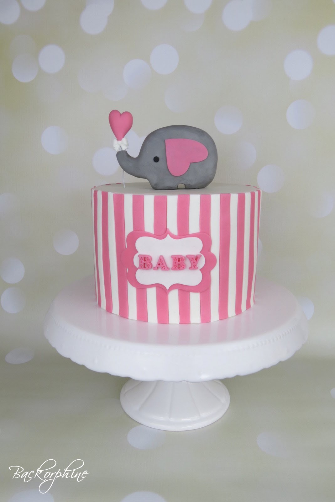 Elephant Cake Toppers for Baby Shower