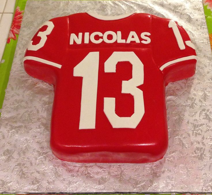 Football Jersey Cake