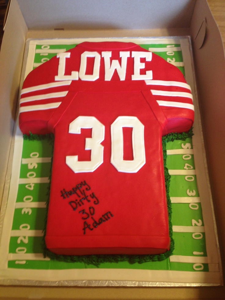 Football Jersey Cake