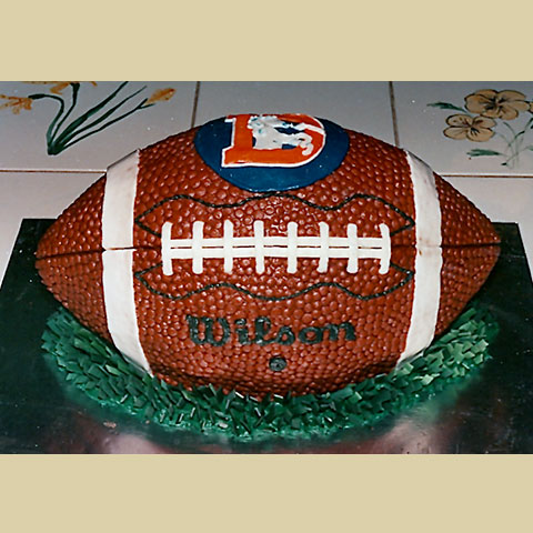 Football Themed Cake