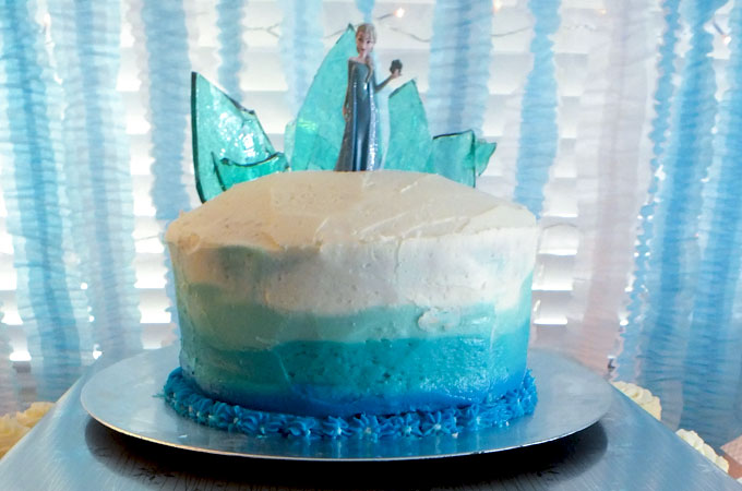 Frozen Birthday Cake