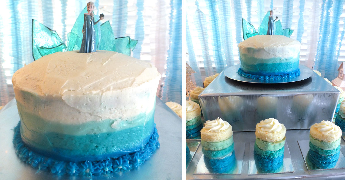 Frozen Birthday Cake