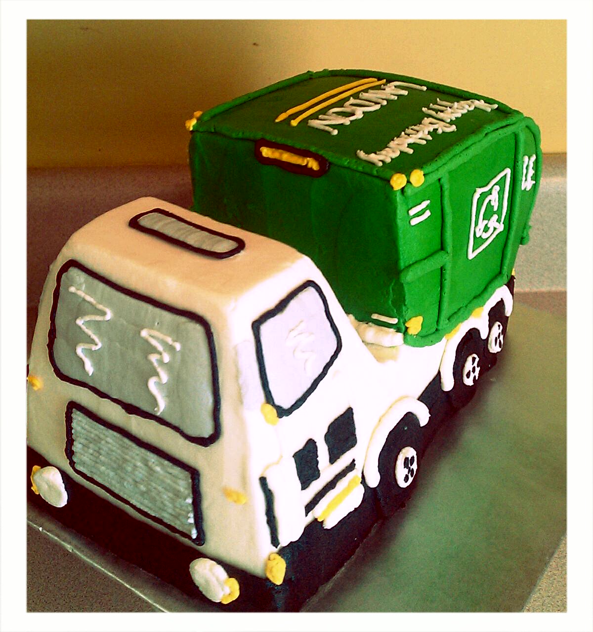 Garbage Truck Cake