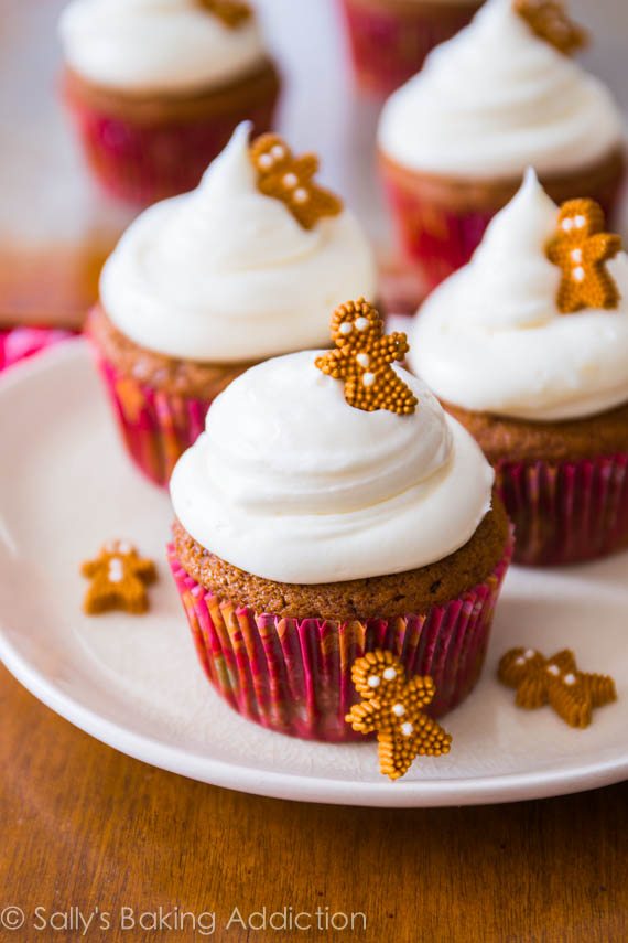 5 Photos of Ginger Cupcakes With Cream Cheese Frosting For Christmas