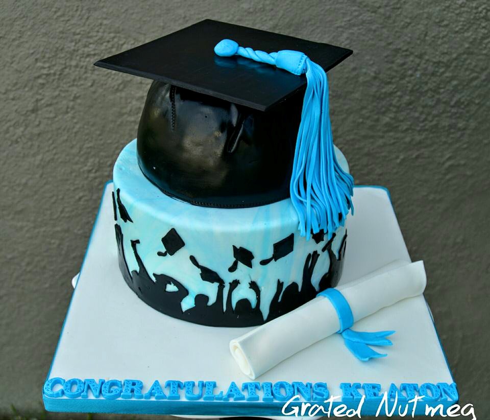 Graduation Fondant Cake