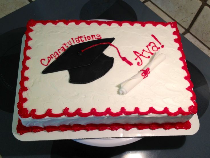 11 Photos of Simple Graduation Sheet Cakes