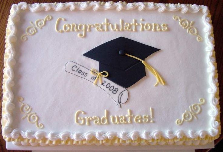 Graduation Sheet Cake