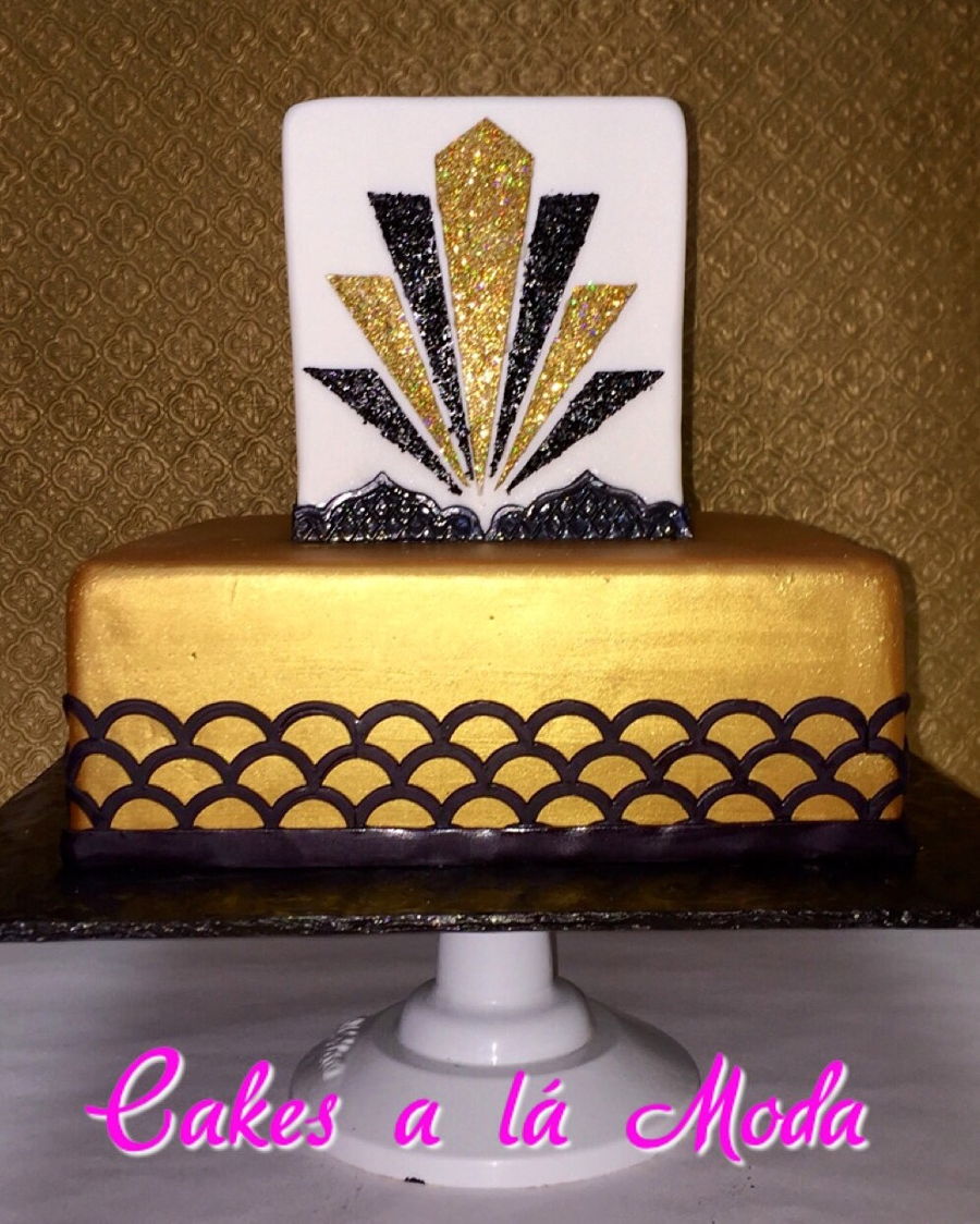 Great Gatsby Themed Cake