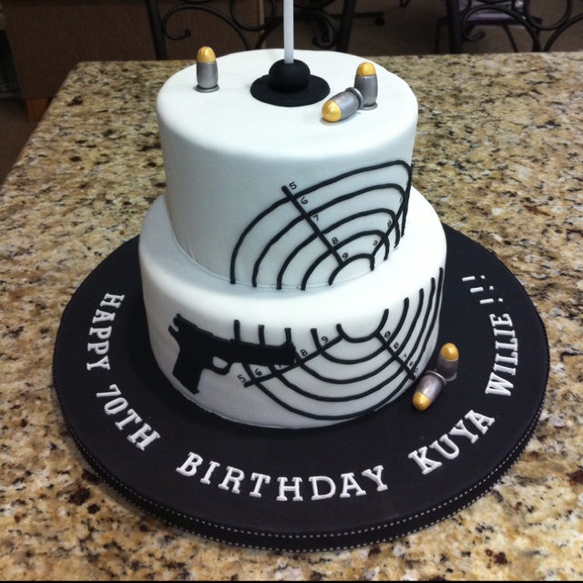 Gun Birthday Cake Ideas