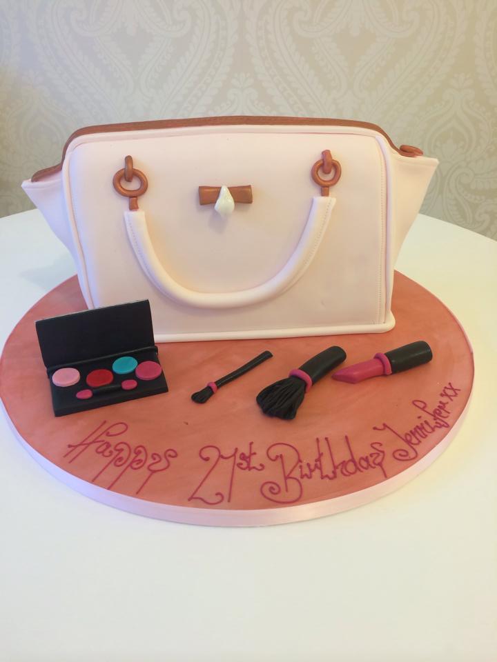 Handbag and Makeup Cake