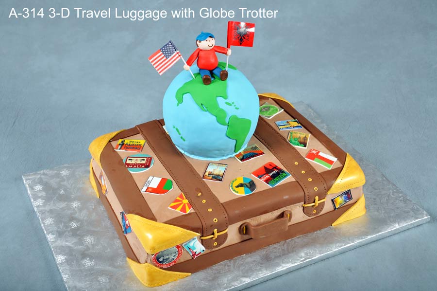 11 Travel Happy Birthday Cakes Photo Travel Themed Birthday Cake