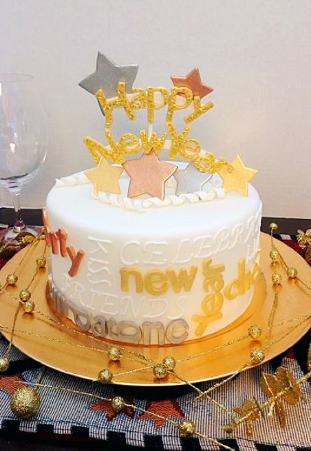 Happy New Year Cake