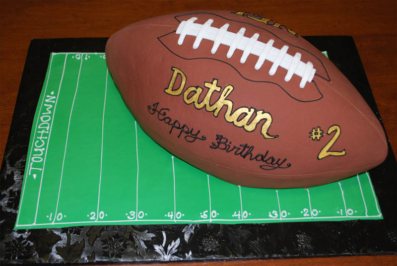 How to Make Football Shaped Cake