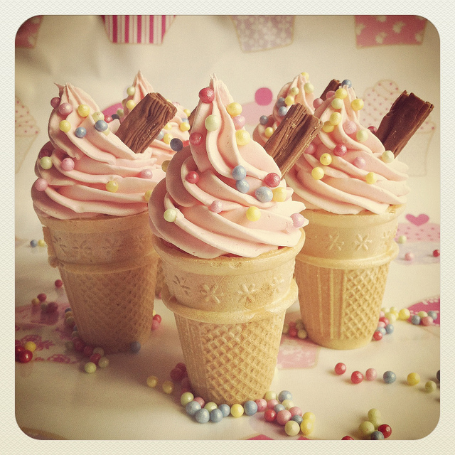 Ice Cream Cone Cupcakes