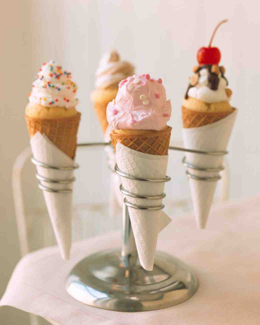 9 Photos of Sugar Ice Cream Cone Cupcakes