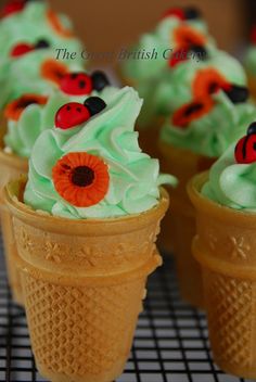 Ice Cream Cone Cupcakes