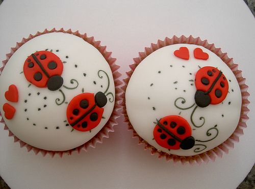 Lady Bug Cupcakes