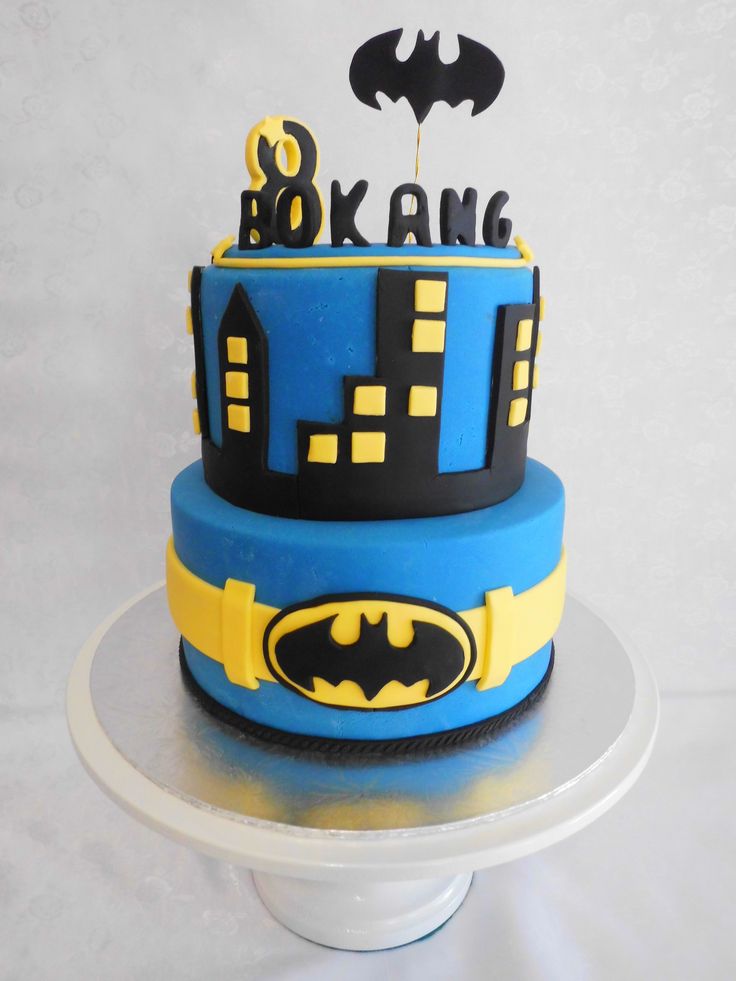 LEGO Batman Cake