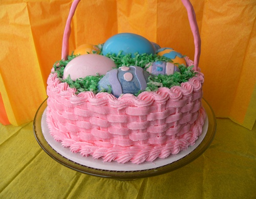 Make Easter Basket Cake