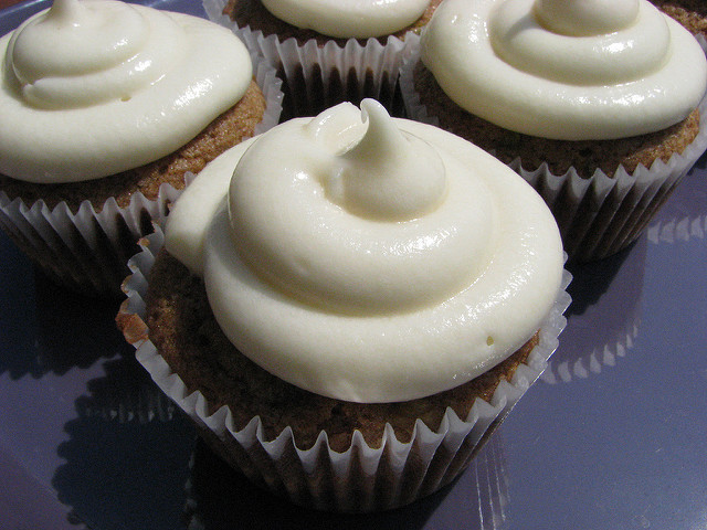 Martha Stewart Cupcakes with Cream Cheese Frosting