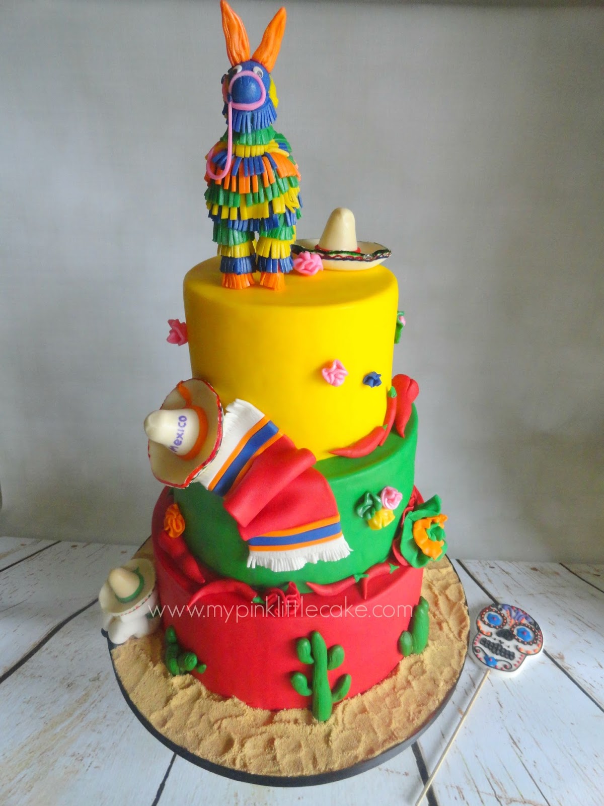 12 Mexican Themed Birthday Cakes Photo Mexico Mexican Fiesta