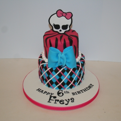 Monsters High Birthday Cake 2 Tier