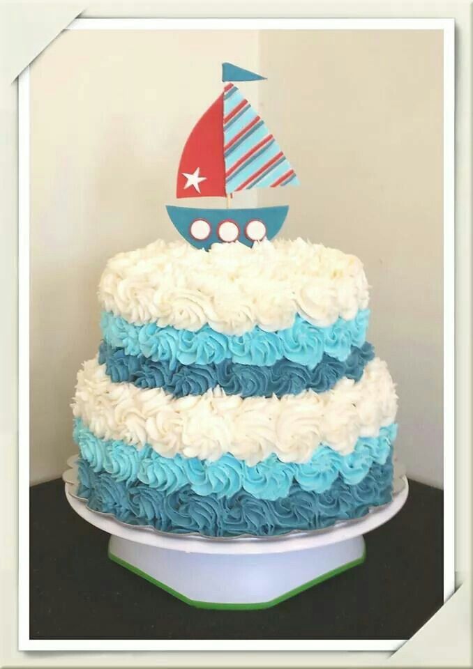 Nautical Baby Shower Cake