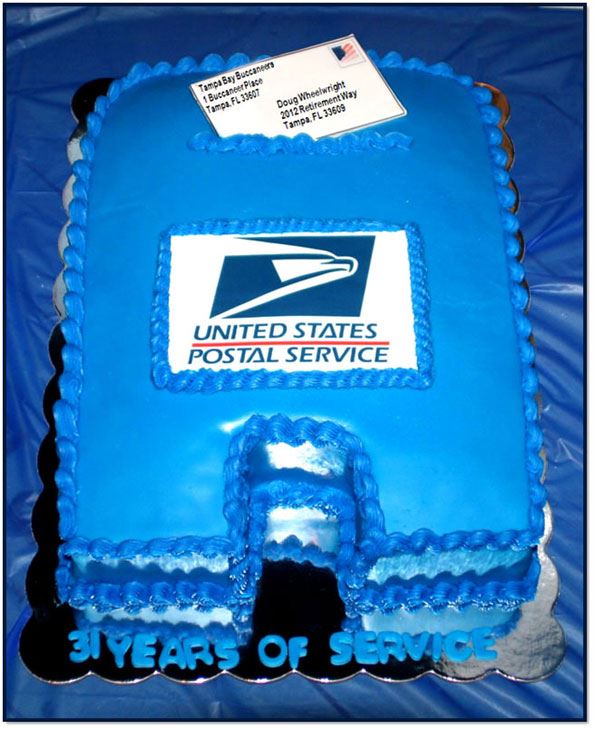 12 Photos of Post Office Retirement Themed Cakes