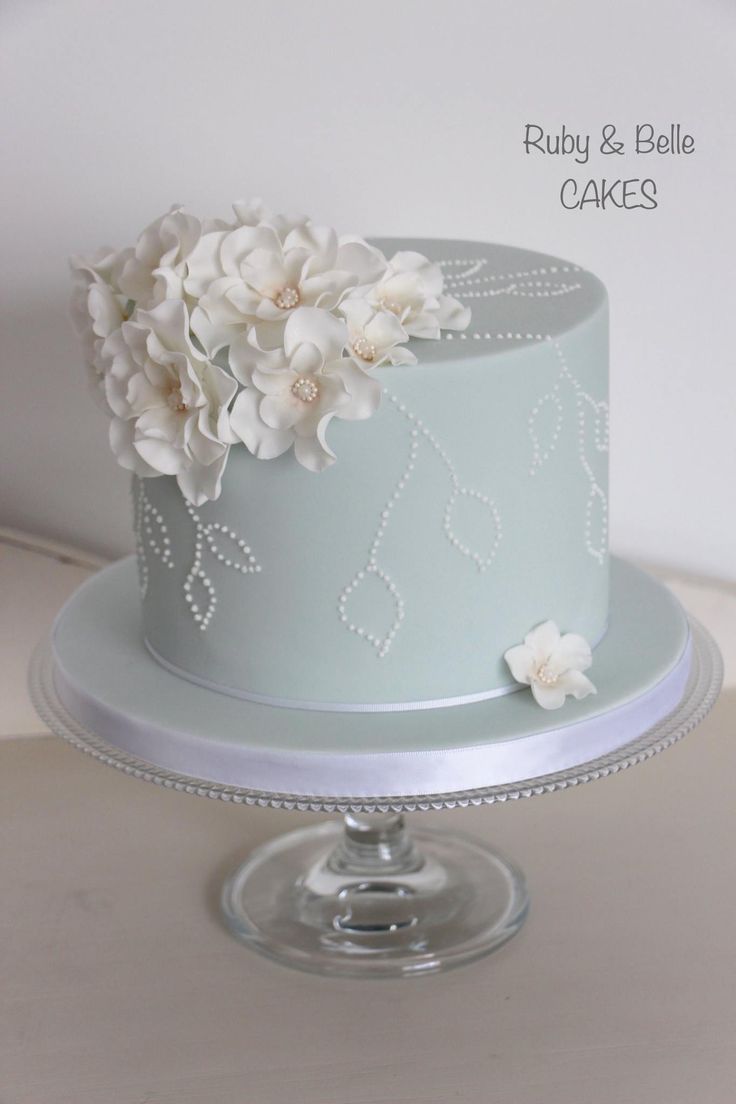 One Tier Wedding Cake Ideas