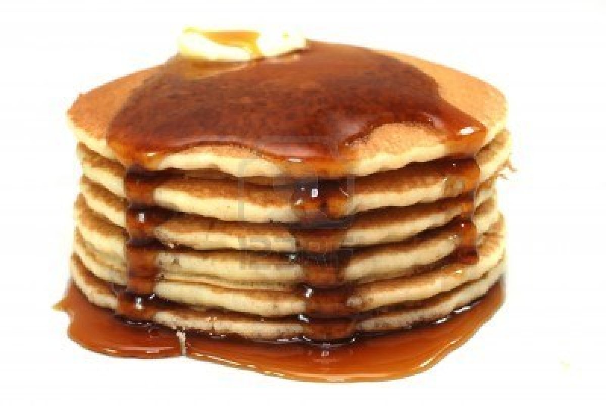 Pancakes and Syrup