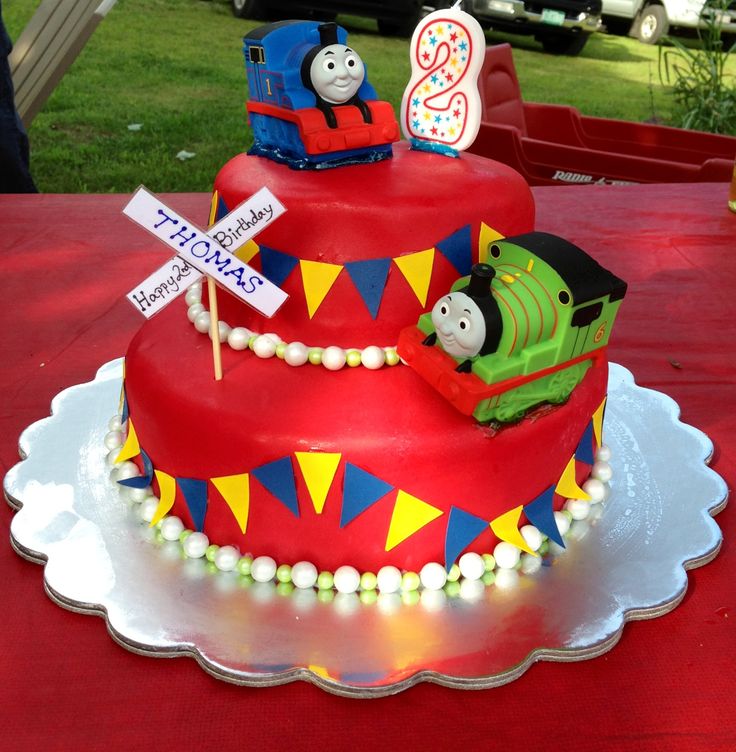 Pictures of Thomas the Train as a Birthday Cake