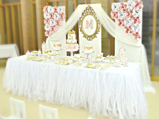 Pink and Gold Birthday Party Decorations