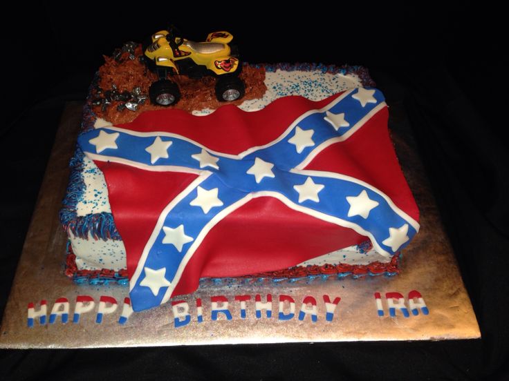 Rebel Flag Cake