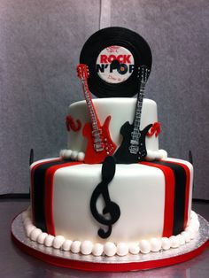 Rock Star Birthday Cake