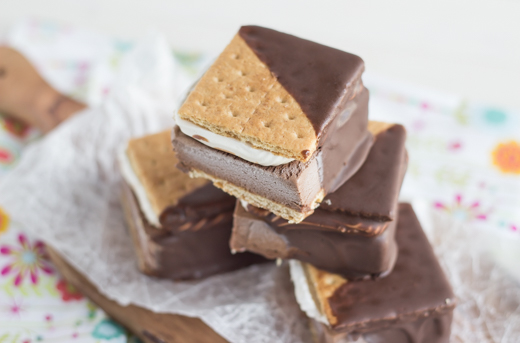 S'mores Ice Cream Bars