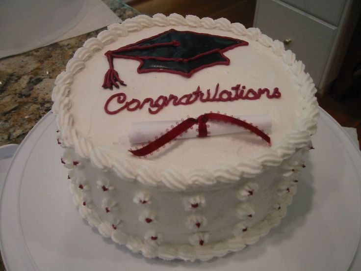 Samples of Graduation Cakes Round