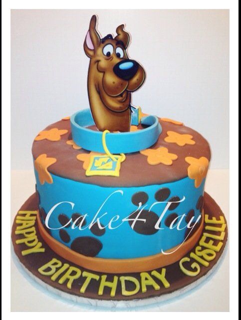 12 Scooby Doo Birthday Cakes Toppers Photo - Scooby Doo Cake, Scooby ...