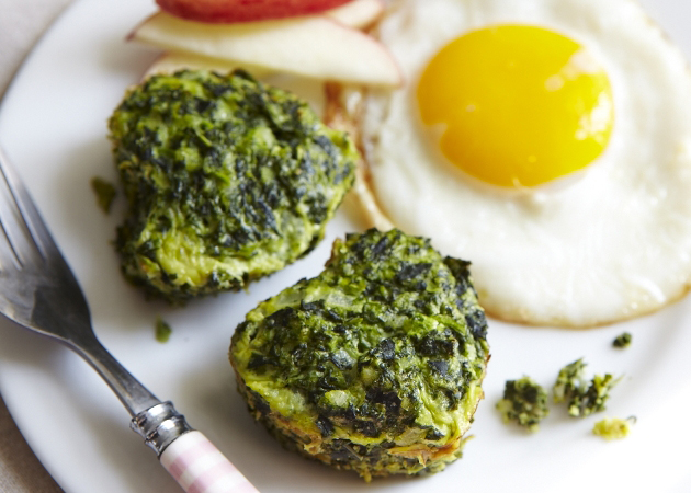 Spinach Sweet Potato Cakes