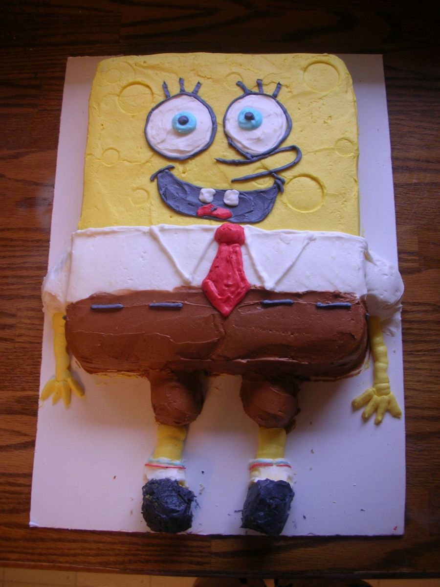 Spongebob Sheet Cake