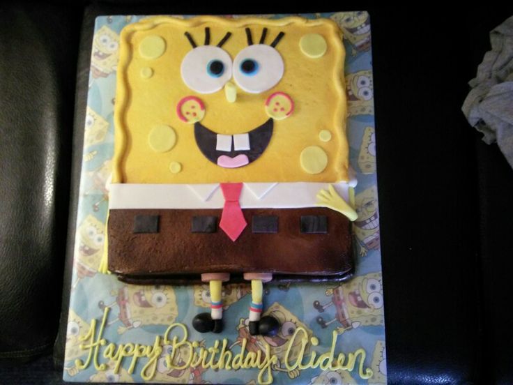 Spongebob Sheet Cake