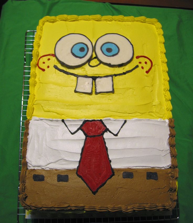 Spongebob SquarePants Sheet Cake