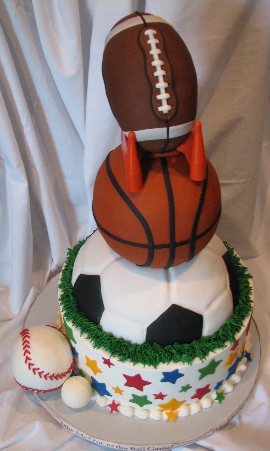 11 Photos of Sports Cakes Football