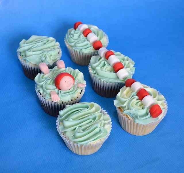 Swimming Cupcakes