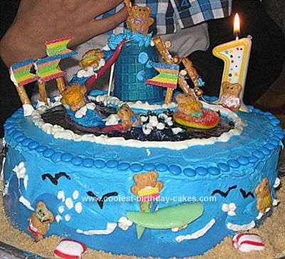 Swimming Pool Birthday Cake