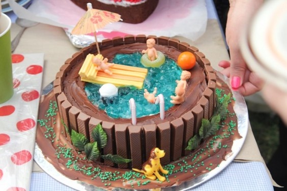 Swimming Pool Party Cake Ideas