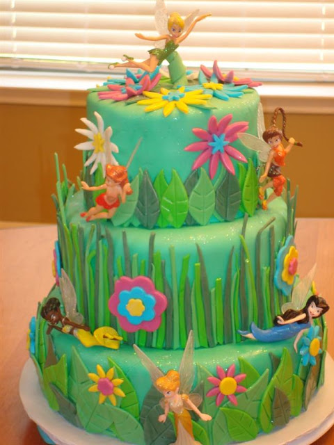 Tinkerbell Birthday Cake